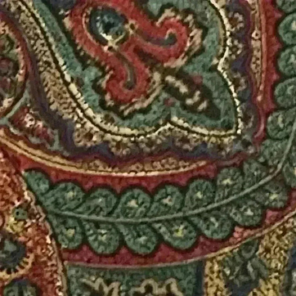 ✅💎Men’s  London Fog Silk Tie Necktie Green Gold Taupe - Picture 2 of 11